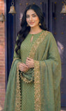 Poshkari Pistachio Chiffon Embroidered Unstitched Collection